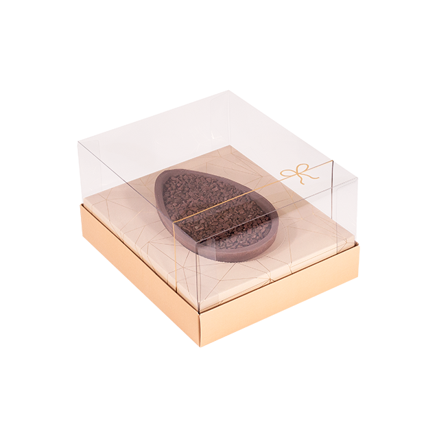 Caixa Ovo de Colher Classic Ajustável 150/250g Caramelo – Páscoa Clássica