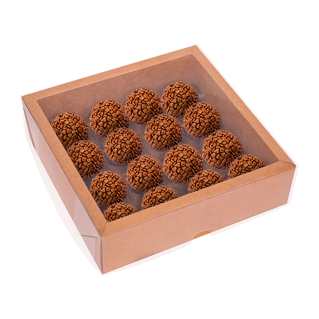 Caixa Alta Com Moldura (16 Doces) Kraft