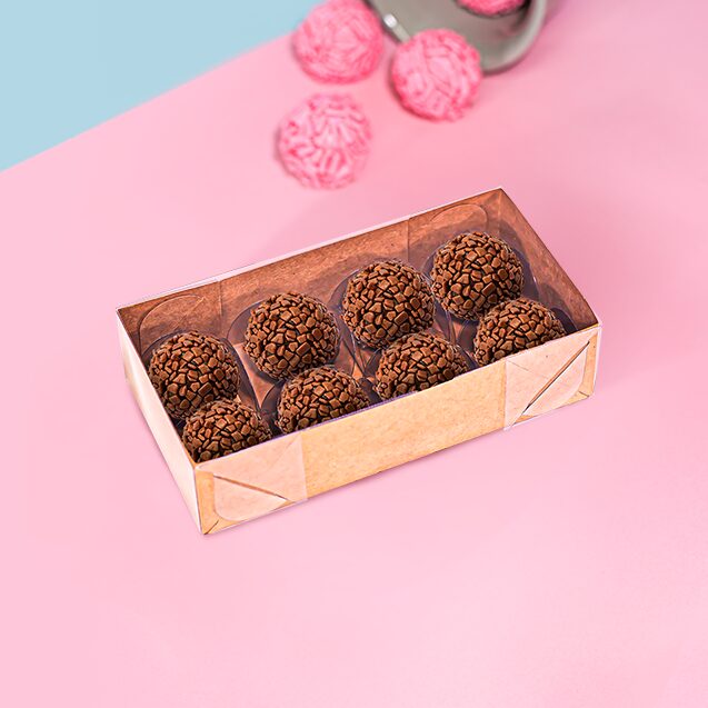 Caixa Basic 8 Doces Kraft – Basic
