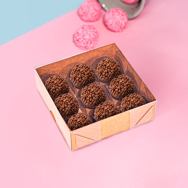 Caixa Basic 9 Doces Kraft – Basic