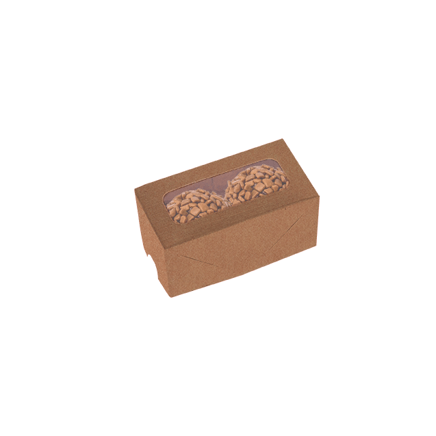 Caixa com Visor 2 Doces Kraft – Kraft