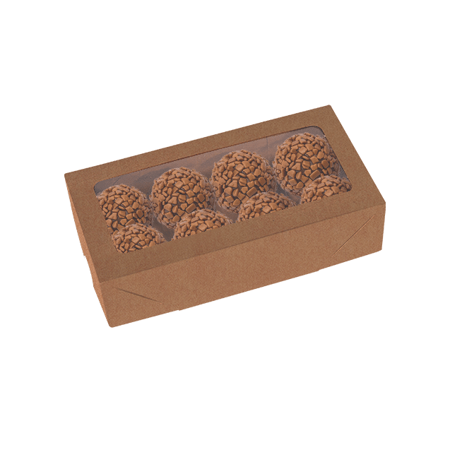 Caixa com Visor 8 Doces Kraft – Kraft