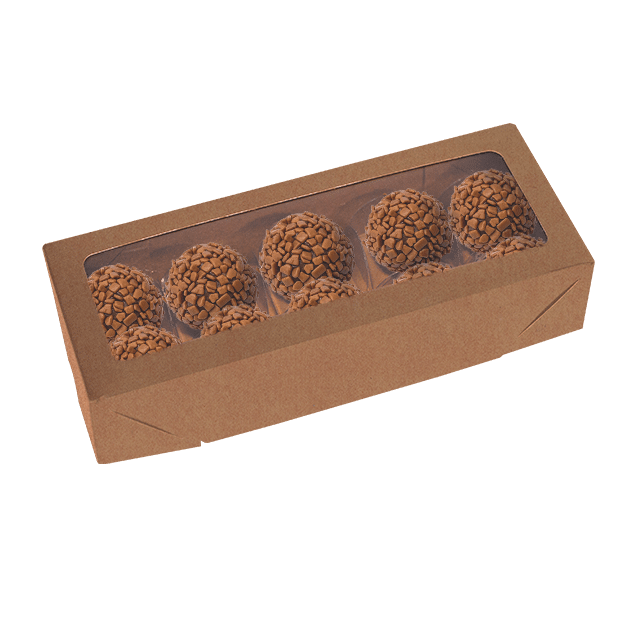 Caixa  com Visor 10 Doces Kraft – Kraft