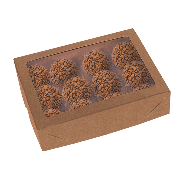 Caixa com Visor 12 Doces Kraft – Kraft