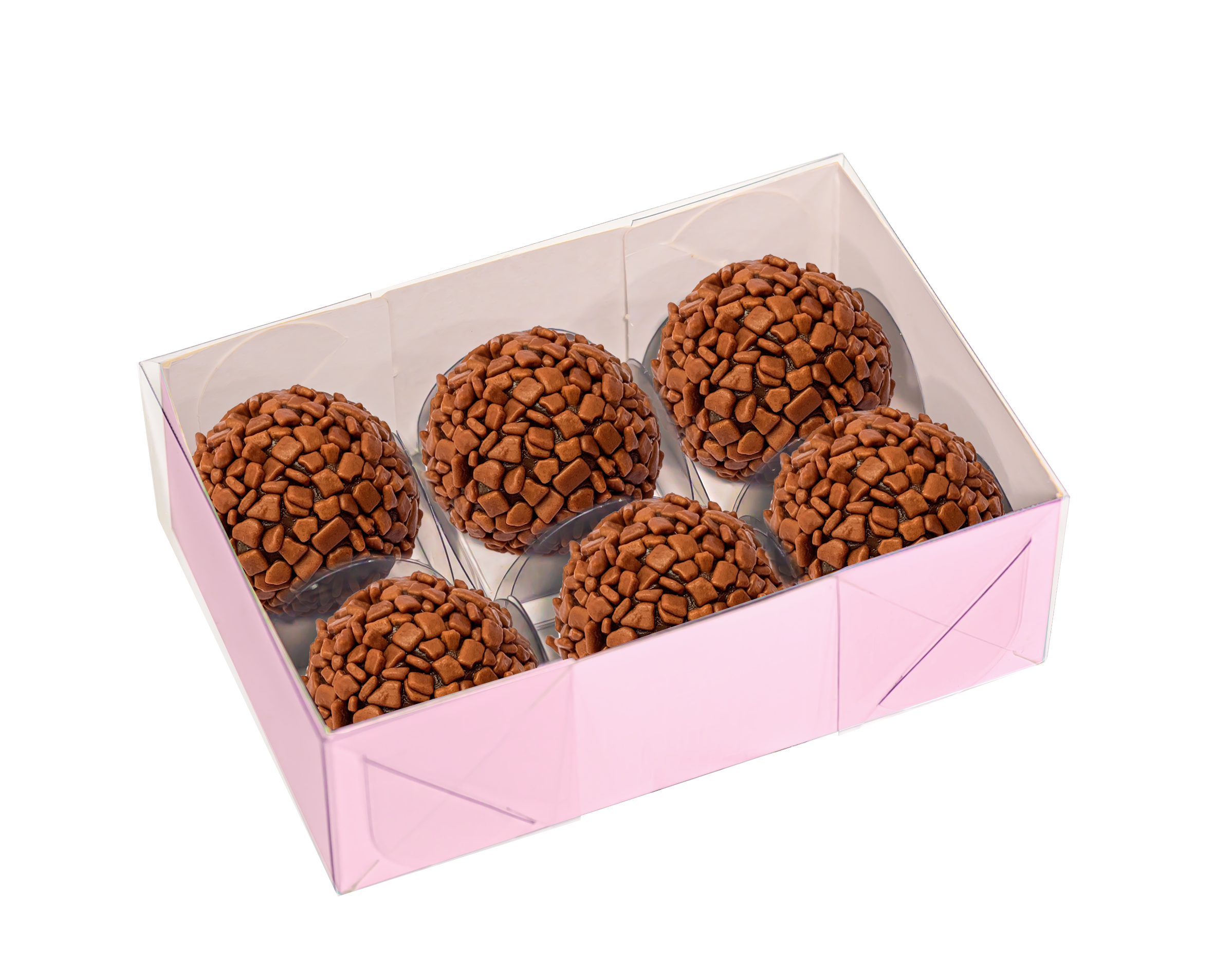 Caixa Basic (06 Doces) Rosa