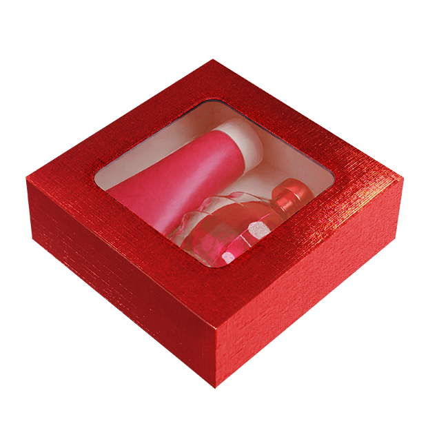 Caixas Presentes Laminadas Vermelha