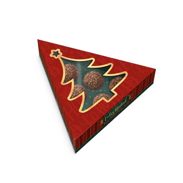 Caixa Arvore com Visor 06 Doces