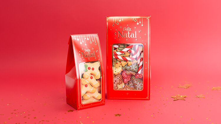 Transforme seus produtos com embalagens para o Natal