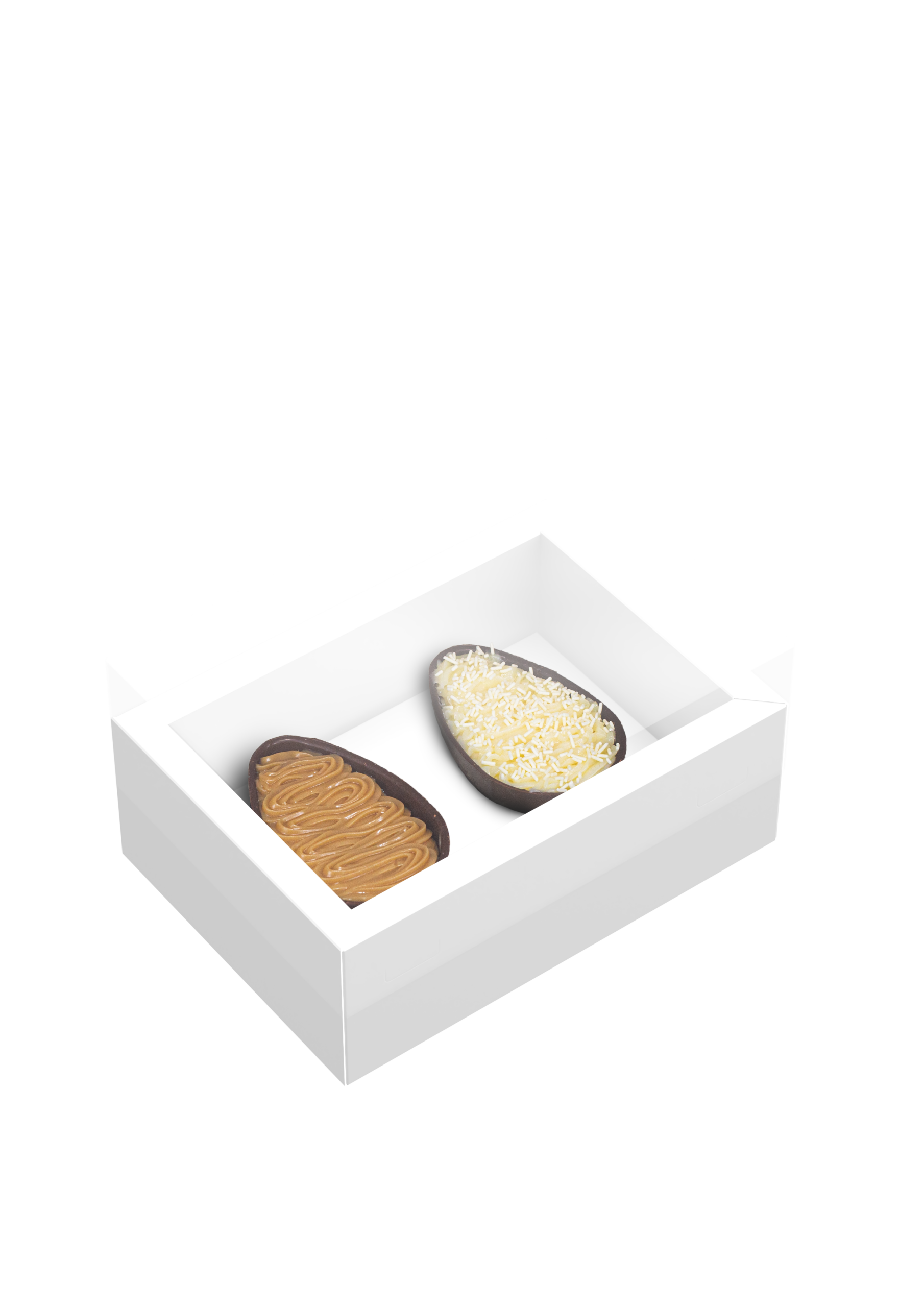 Caixa com Moldura 2x50g Branco