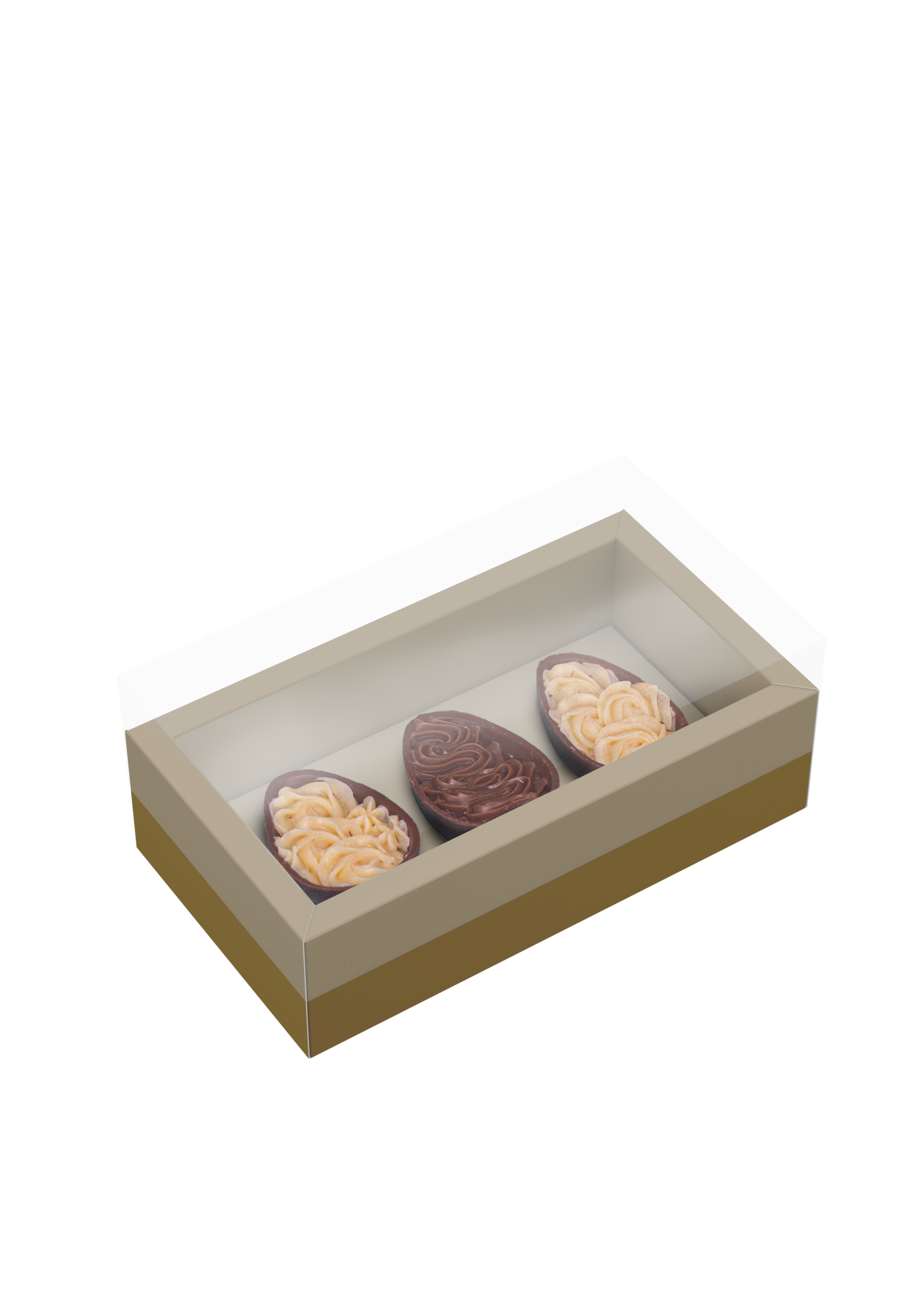 Caixa com Moldura 3x50g Ouro