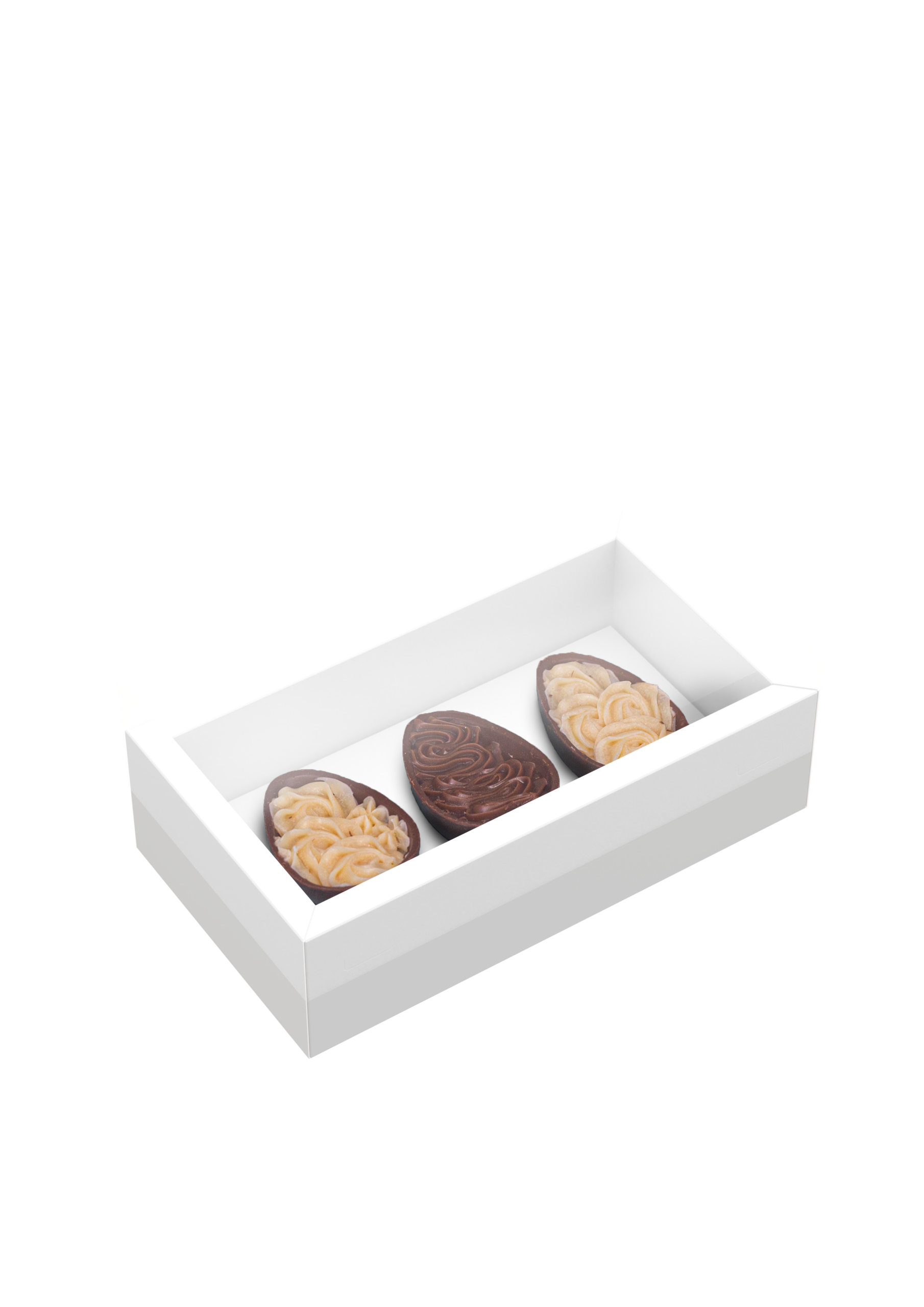 Caixa com Moldura 3x50g Branco