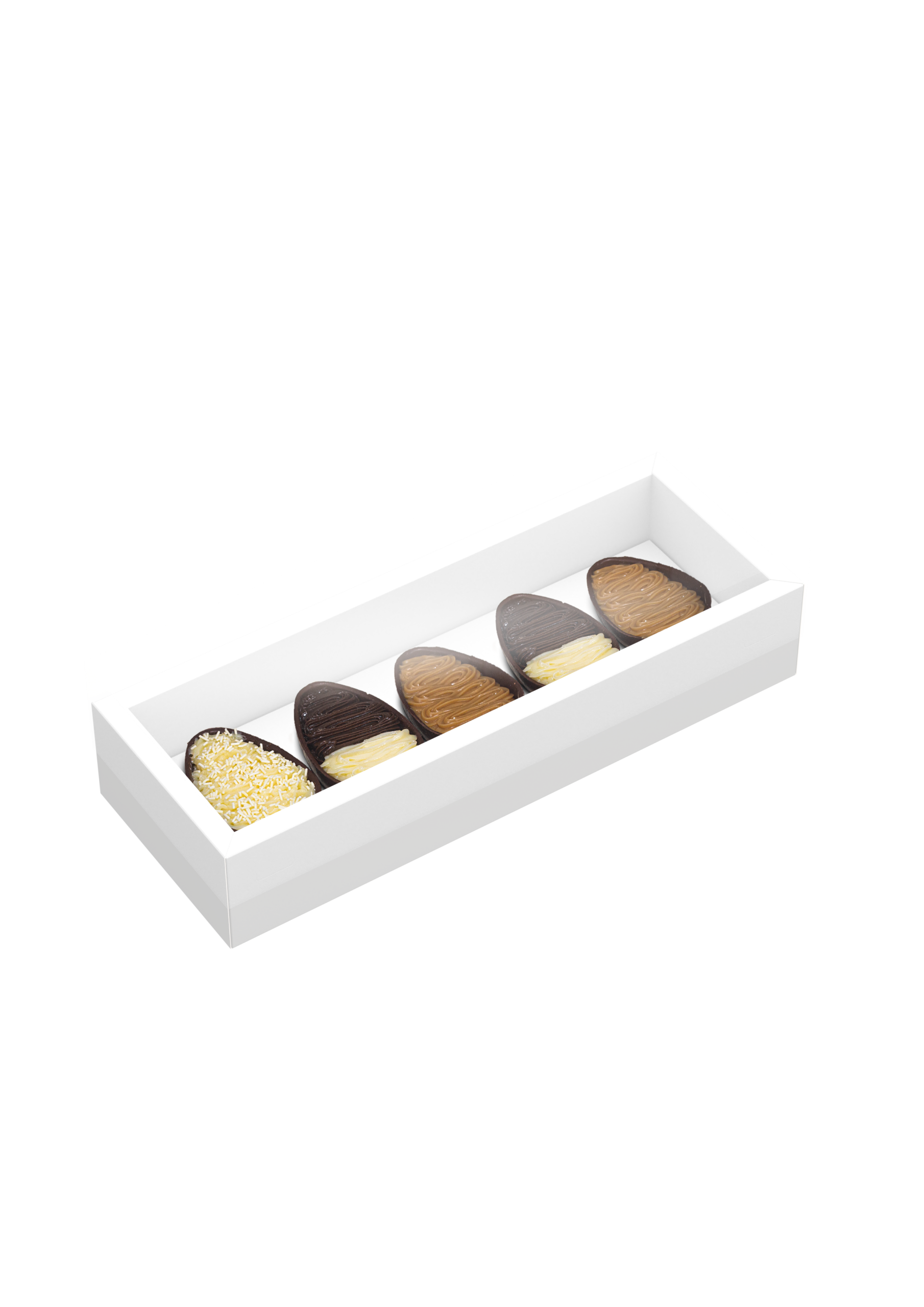 Caixa com Moldura 5x50g Branco