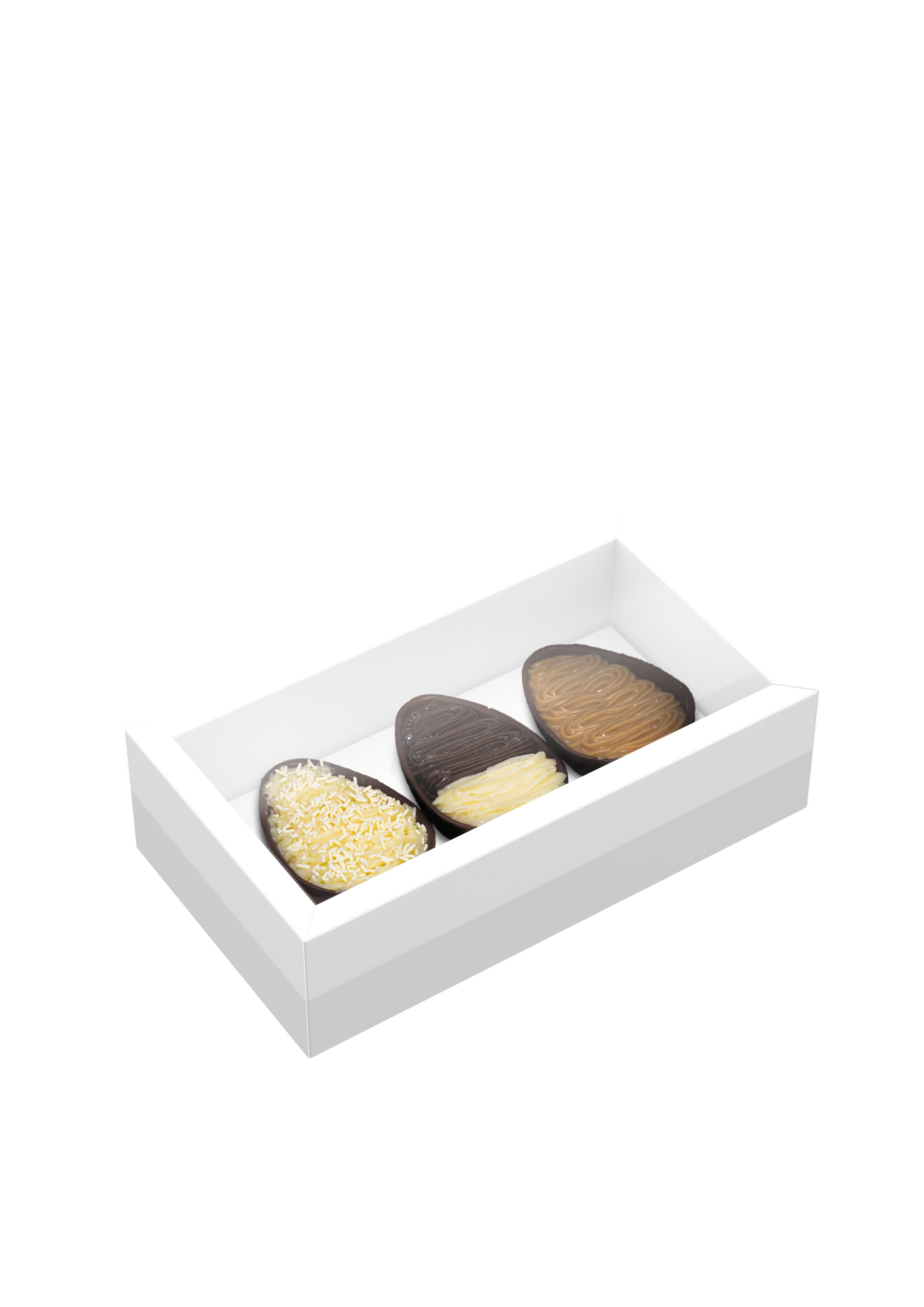 Caixa com Moldura 3x100g Branco