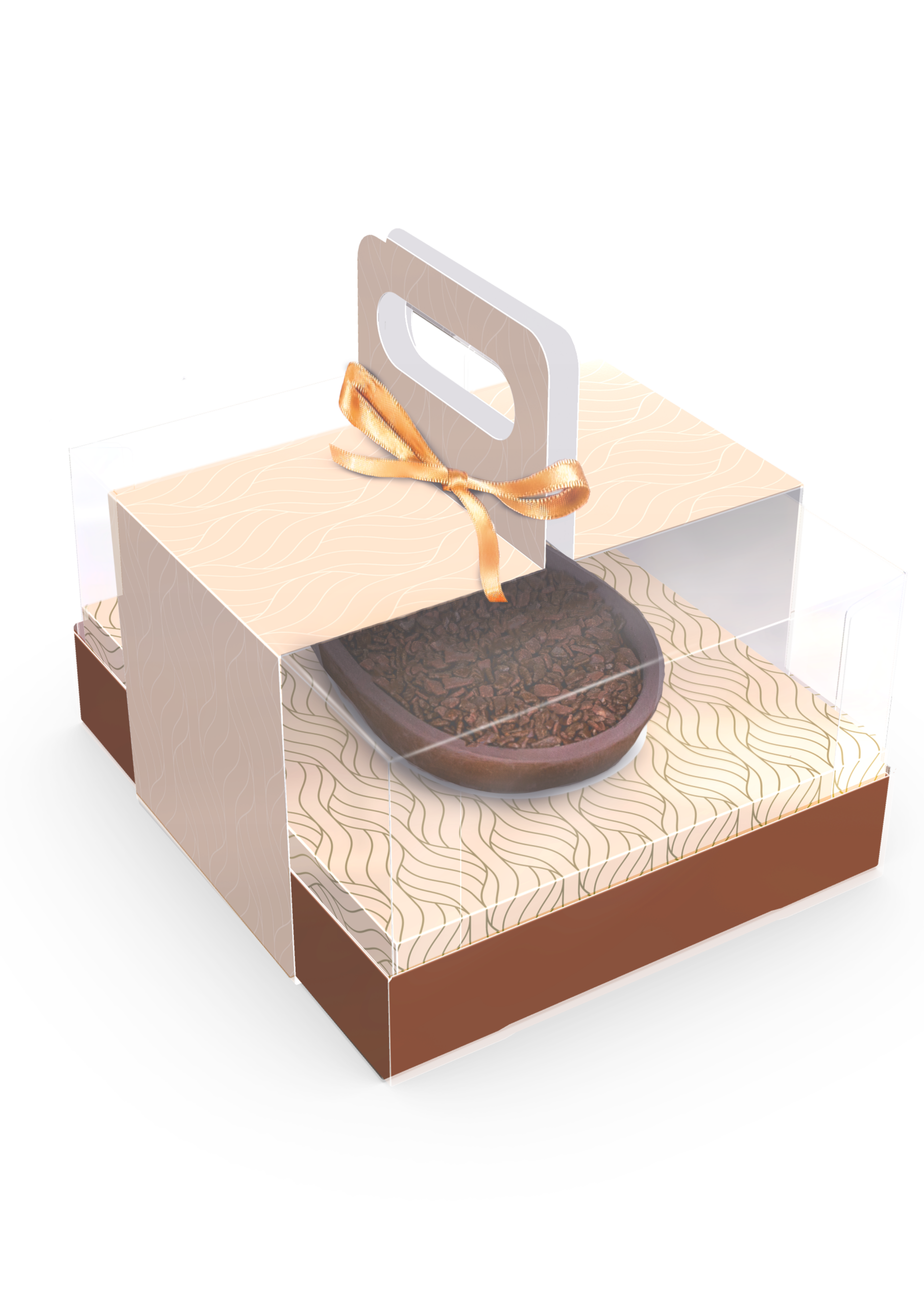 CX OVO DE COLHER CLASSICA AJUSTAVEL C/CINTA 250/350G CARAMELO/MARROM