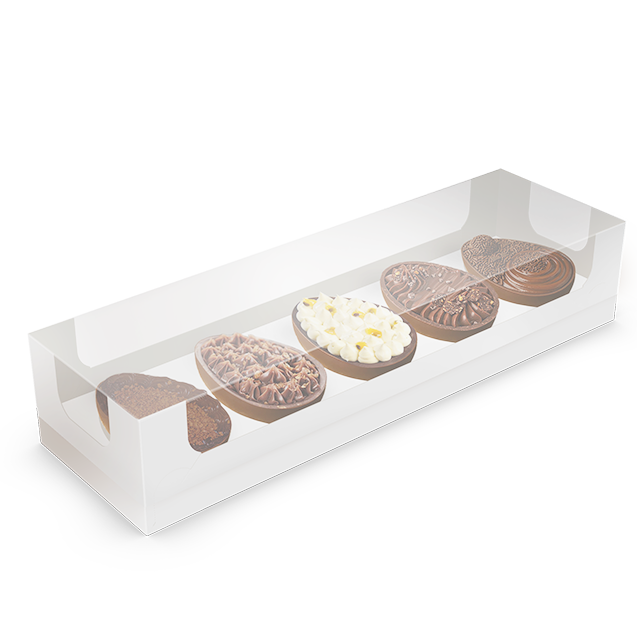 CAIXA MINI OVOS ENCANTO 5 X 50G BRANCA