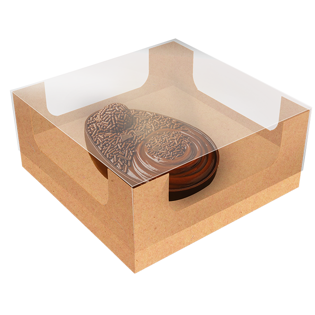 CAIXA OVO DE COLHER ENCANTO 100/150G KRAFT