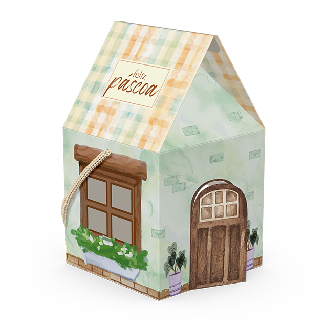 Caixa Casa com Alça