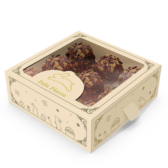 Caixa 9 Doces Gaveta com Visor