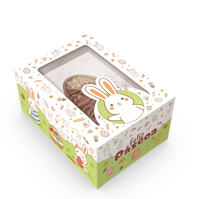 CAIXA GAVETA P/ OVO DE COLHER 150/250G OU 2X100G