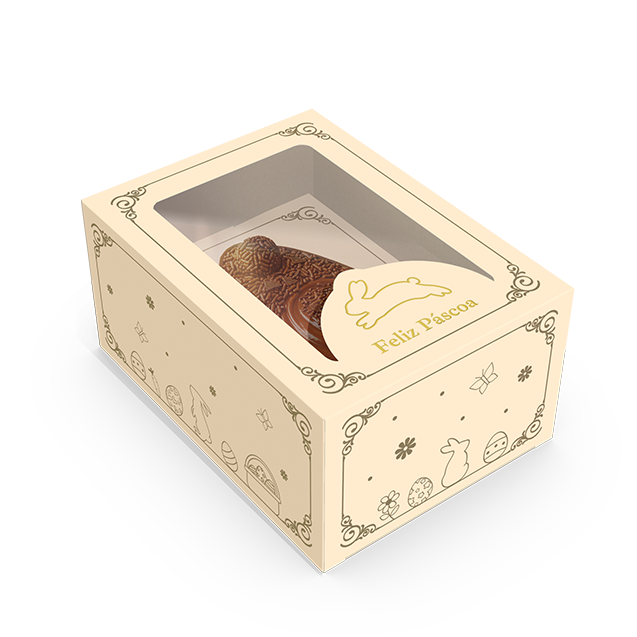 CAIXA GAVETA P/ OVO DE COLHER 150/250G OU 2X100G