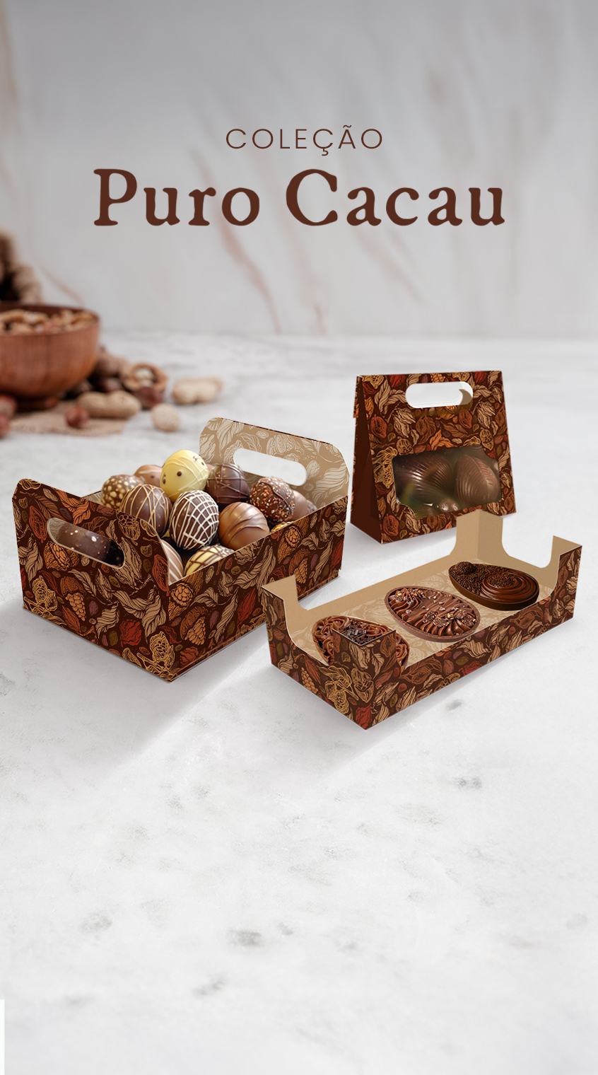 Banner  Páscoa Puro Cacau