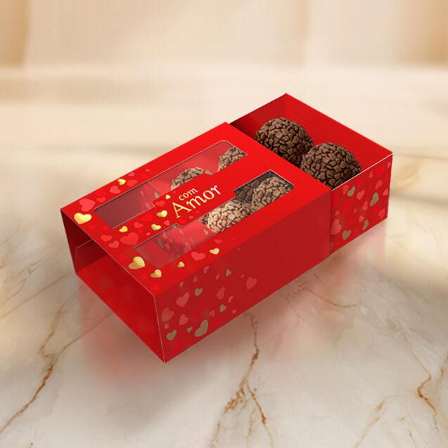 CAIXA 6 DOCES GAVETA COM VISOR