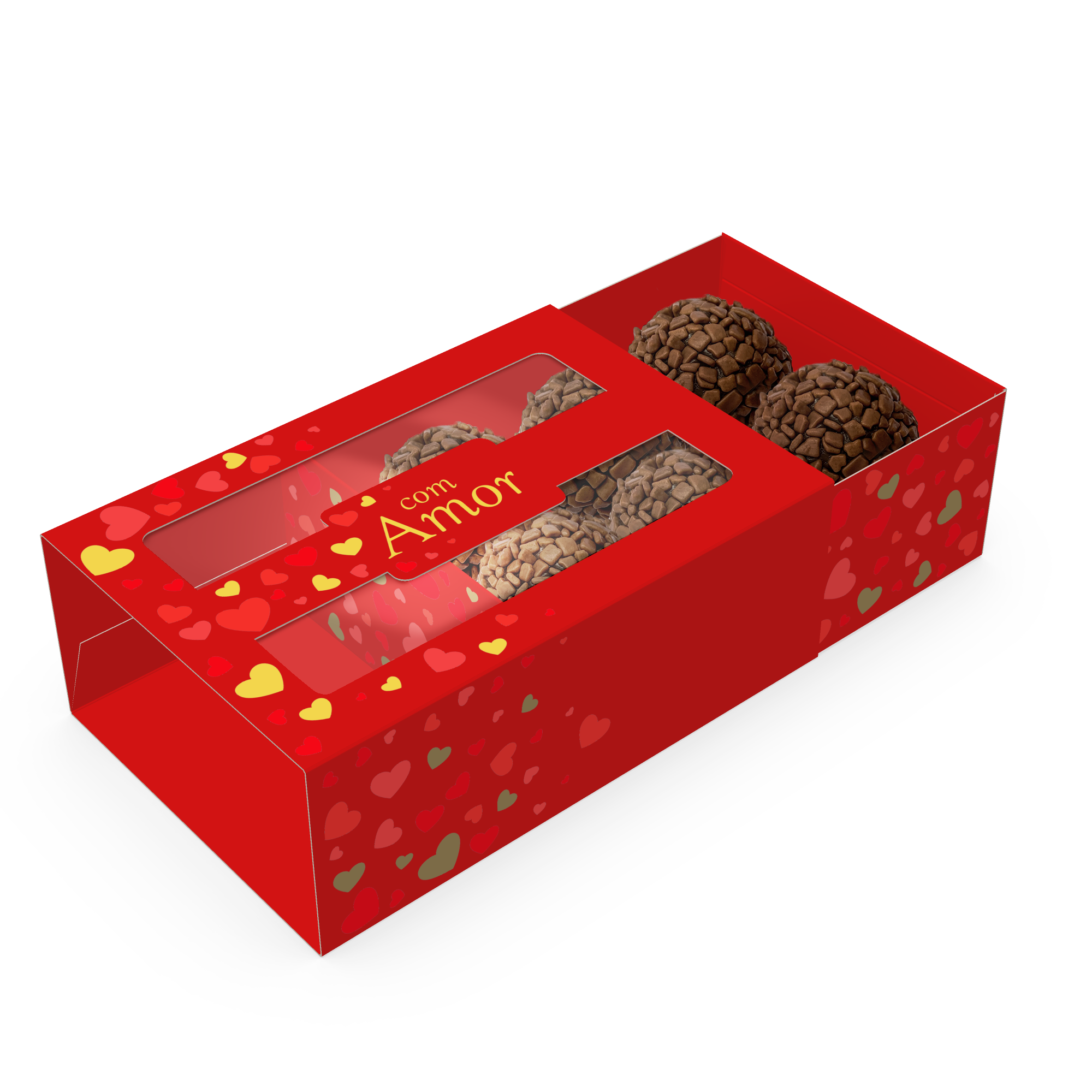 CAIXA 6 DOCES GAVETA COM VISOR