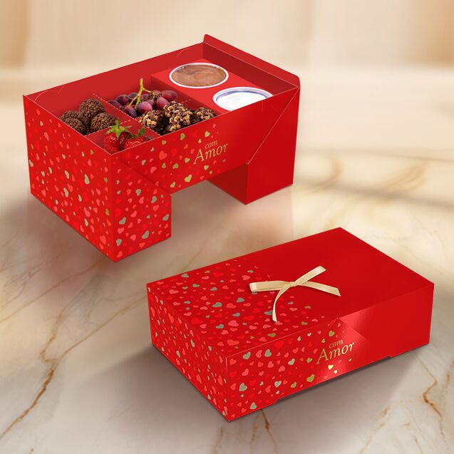 CAIXA FONDUE COM FITA