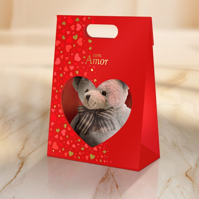 MALETA COM VISOR CORAÇÃO