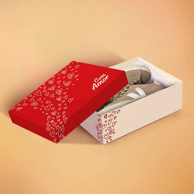 Caixa Presente Retangular com Tampa e Elástico P