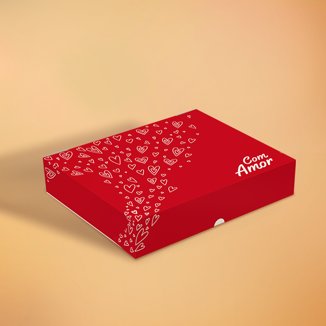 Caixa Presente com Tampa e Fundo Conjugada G