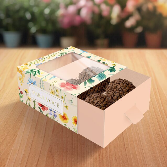 CAIXA 4 DOCES GAVETA COM VISOR