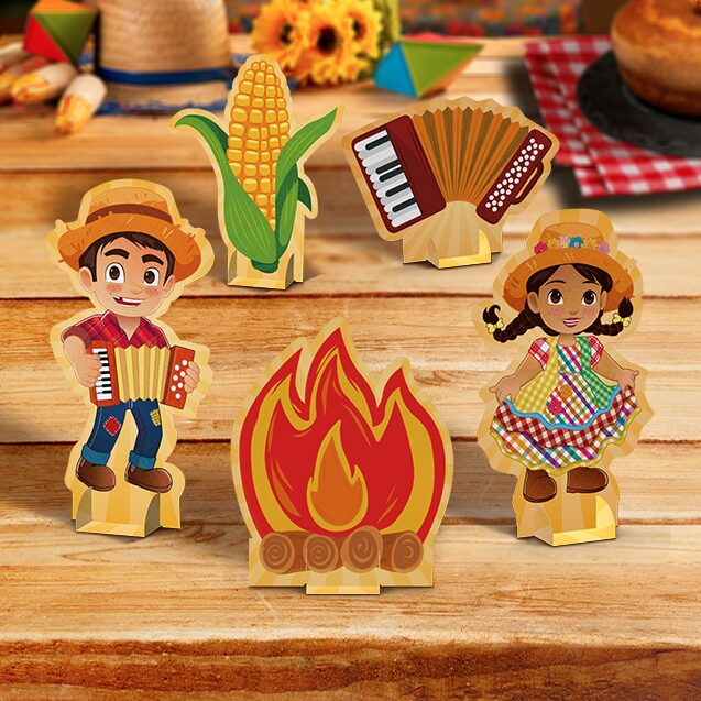 KIT DECORAÇÃO DE MESA