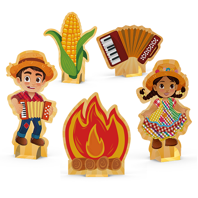 KIT DECORAÇÃO DE MESA