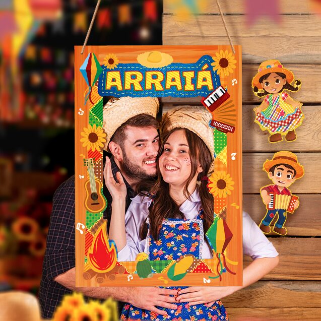 KIT MOLDURA PARA FOTO E 2 CAIPIRINHAS