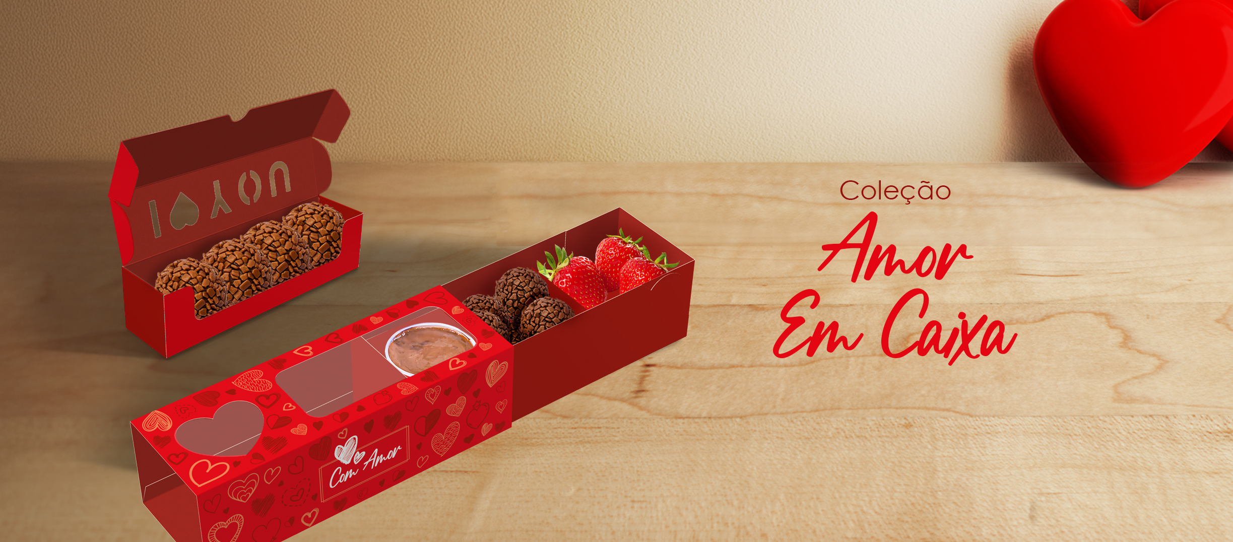 Banner Amor em Caixa