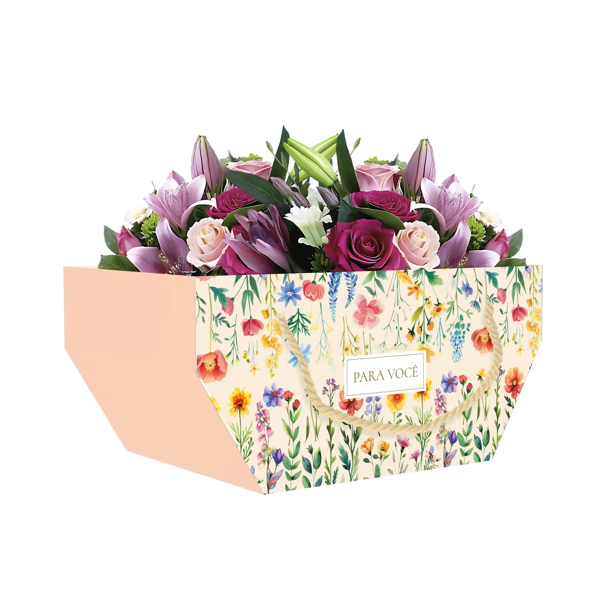 Cesta com Alça – Atelier das Flores