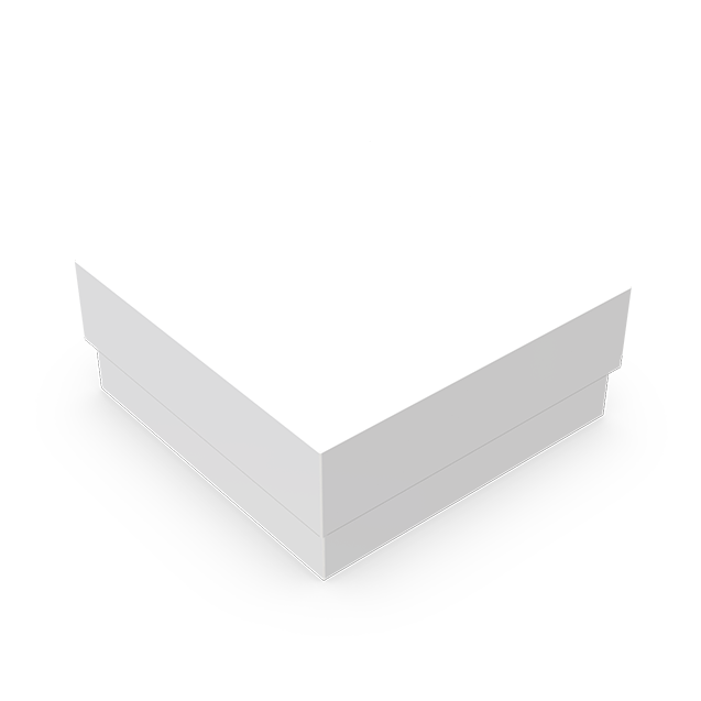 Mini Caixa Quadrada M Branca – Branco