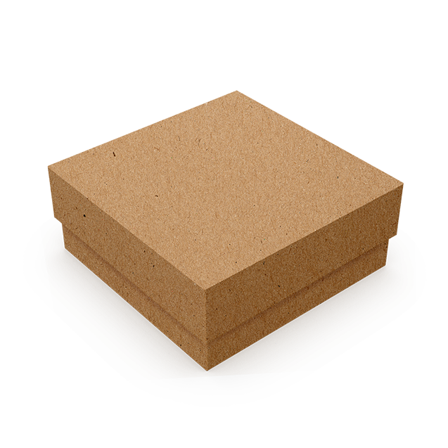 Mini Caixa Quadrada M – Kraft