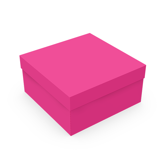 Caixa Presente Quadrada P Rosa – Rosa