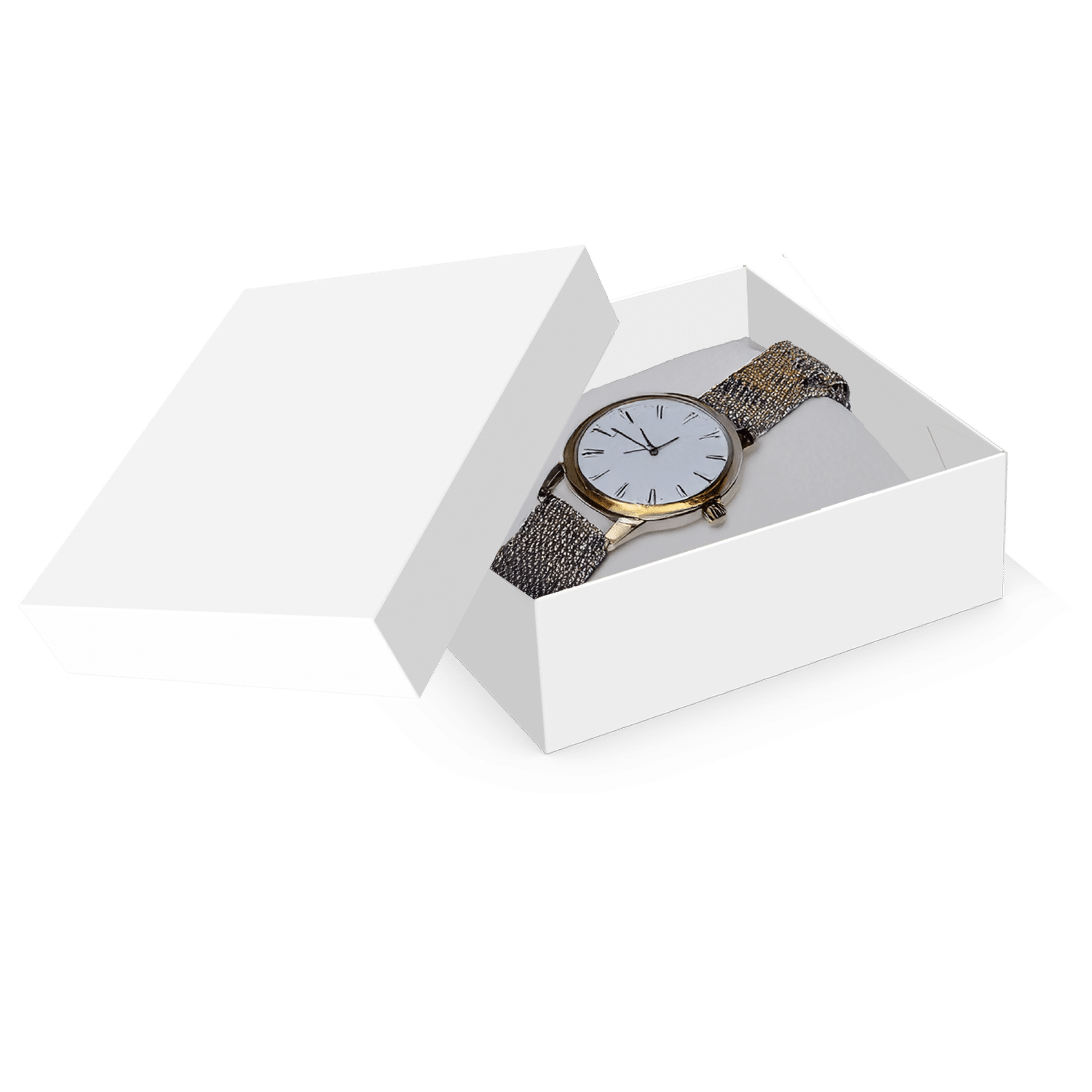 Mini Caixa Quadrada G Branca  – Branco