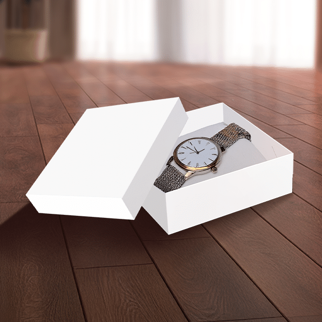 Mini Caixa Quadrada G Branca  – Branco