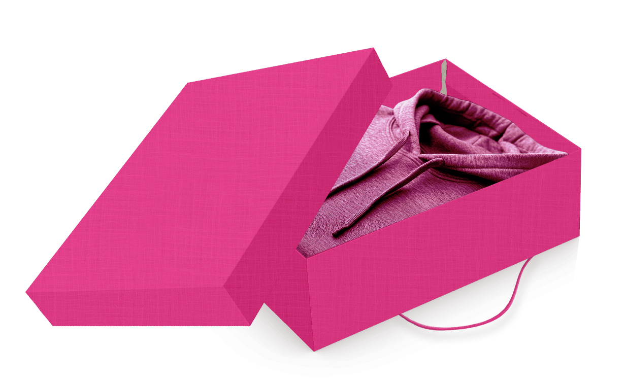 Caixa Presente Retangular Com Elástico P Rosa – Rosa