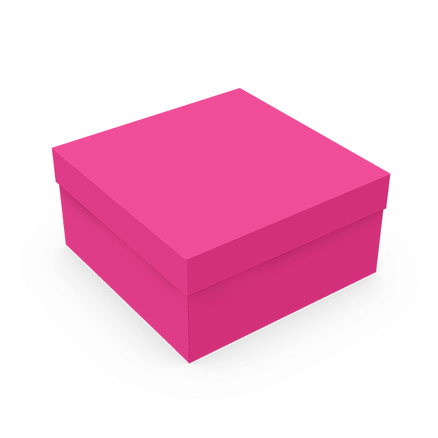 Caixa Presente Quadrada P Rosa – Rosa