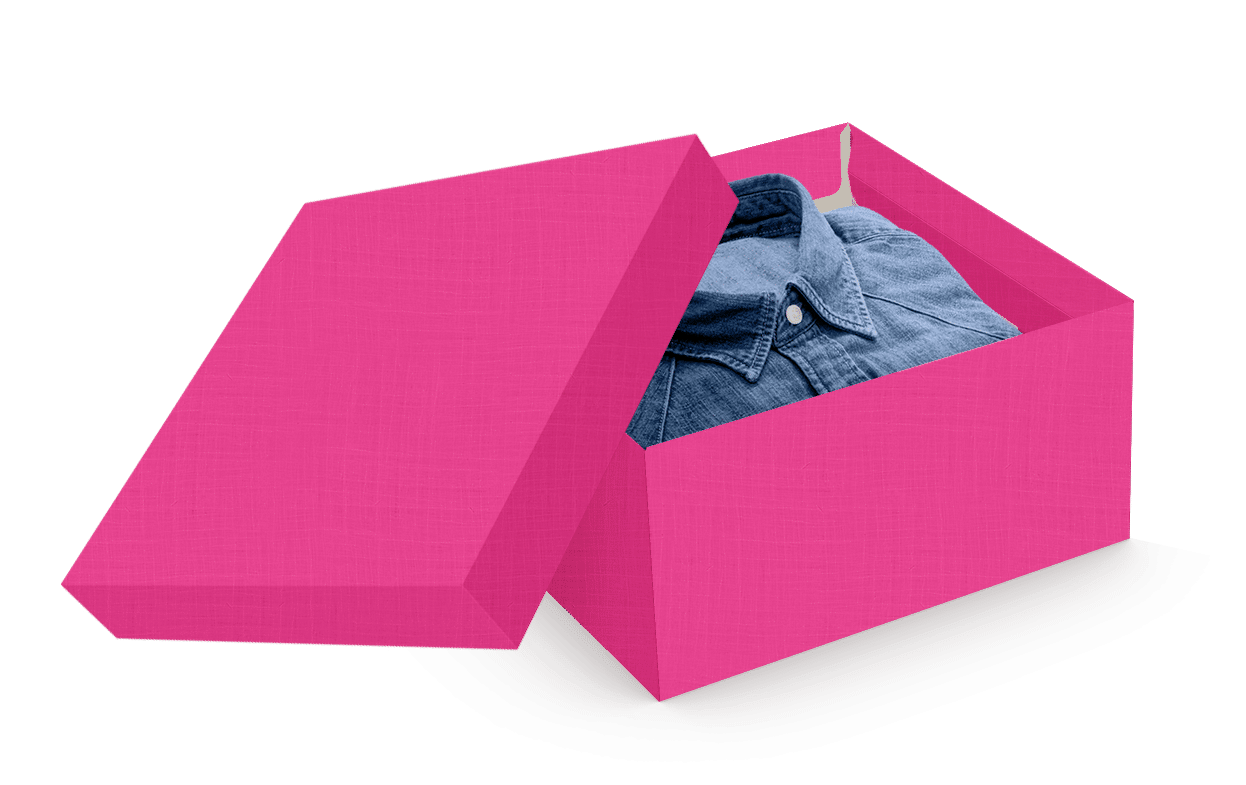 Caixa Presente Quadrada P Rosa – Rosa