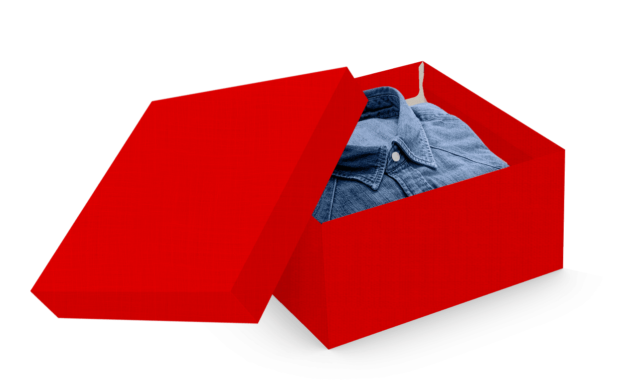 Caixa Presente Quadrada P Vermelha – Vermelho