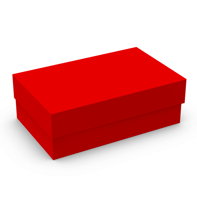 Caixa Petit Retangular P Vermelha – Vermelho
