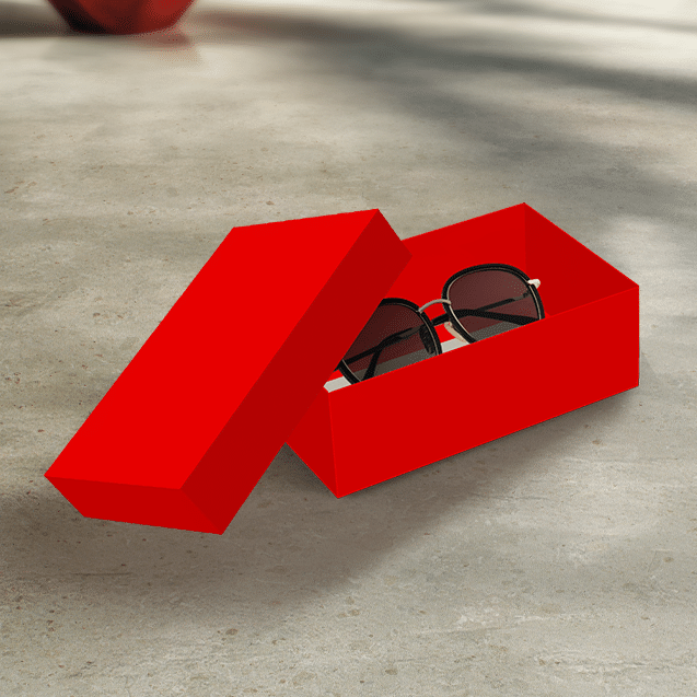 Caixa Petit Retangular P Vermelha – Vermelho
