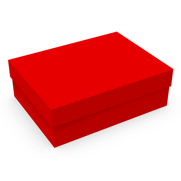 Caixa Petit Retangular M Vermelha – Vermelho