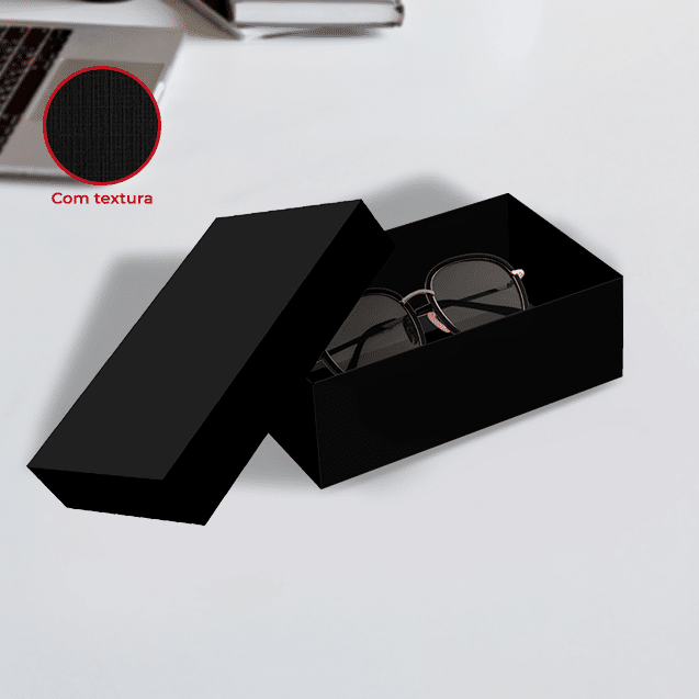 Caixa Petit Retangular P – Preto